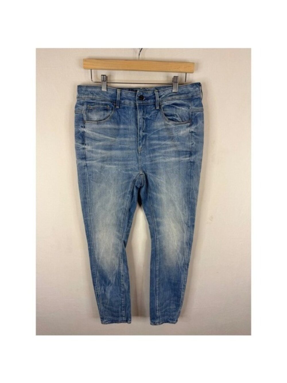 G-Star Raw Attacc Low Boyfriend Jeans Blue Wash Denim 27x30